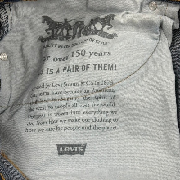 Levi's 505 Jeans Men's Regular Fit Straight Leg Denim Classic USA *READ *Altered - Picture 10 of 10